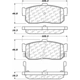 Purchase Top-Quality Plaquettes de frein arrière semi-métalliques de qualité supérieur by CENTRIC PARTS - 300.05400 pa6