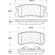 Purchase Top-Quality Plaquettes de frein arrière semi-métalliques de qualité supérieur par CENTRIC PARTS - 300.08680 pa9