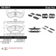 Purchase Top-Quality CENTRIC PARTS - 300.08810 - Rear Disc Brake Pad Set pa2