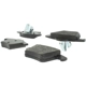 Purchase Top-Quality Plaquettes de frein arrière semi-métalliques de qualité supérieur par CENTRIC PARTS - 300.09800 pa1
