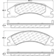 Purchase Top-Quality Rear Premium Semi Metallic Pads by CENTRIC PARTS - 300.13290 pa3