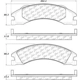 Purchase Top-Quality Plaquettes de frein arrière semi-métalliques de qualité supérieur par CENTRIC PARTS - 300.13291 pa6