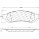 Purchase Top-Quality Plaquettes de frein arrière semi-métalliques de qualité supérieur par CENTRIC PARTS - 300.13340 pa4