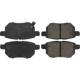 Purchase Top-Quality Rear Premium Semi Metallic Pads by CENTRIC PARTS - 300.13540 pa1