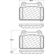 Purchase Top-Quality Plaquettes de frein arrière semi-métalliques de qualité supérieur par CENTRIC PARTS - 300.13680 pa5