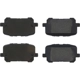 Purchase Top-Quality Rear Premium Semi Metallic Pads by CENTRIC PARTS - 300.17660 pa1