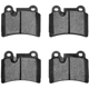 Purchase Top-Quality Rear Premium Semi Metallic Pads by DYNAMIC FRICTION COMPANY - 1311-1277-00 pa6