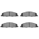 Purchase Top-Quality Rear Premium Semi Metallic Pads by DYNAMIC FRICTION COMPANY - 1311-1400-00 pa6