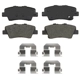 Purchase Top-Quality IDEAL BRAKE - PMD1848 - Rear Disc Brake Pad Set pa1