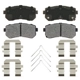 Purchase Top-Quality IDEAL BRAKE - PMD2188 - Rear Disc Brake Pad Set pa1