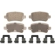 Purchase Top-Quality WAGNER - MX1362 - ThermoQuiet Disc Brake Pad Set pa1