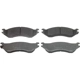 Purchase Top-Quality WAGNER - MX702A - Rear Premium Semi Metallic Pads pa1