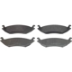 Purchase Top-Quality WAGNER - MX967 - ThermoQuiet Disc Brake Pad Set pa1