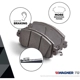 Purchase Top-Quality Plaquettes de frein arrière semi-métalliques de qualité supérieur par WAGNER - MX1042A pa36