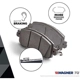 Purchase Top-Quality Plaquettes de frein arrière semi-métalliques de qualité supérieur par WAGNER - MX548 pa26