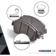 Purchase Top-Quality Plaquettes de frein arrière semi-métalliques de qualité supérieur par WAGNER - MX666 pa17
