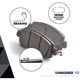 Purchase Top-Quality Plaquettes de frein arrière semi-métalliques de qualité supérieur par WAGNER - MX666 pa27