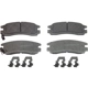 Purchase Top-Quality Plaquettes de frein arrière semi-métalliques de qualité supérieur par WAGNER - MX814 pa23