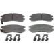 Purchase Top-Quality Plaquettes de frein arrière semi-métalliques de qualité supérieur par WAGNER - MX814 pa5