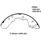 Purchase Top-Quality Rear Premium Shoes by CENTRIC PARTS - 111.06190 pa6
