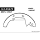 Purchase Top-Quality Rear Premium Shoes by CENTRIC PARTS - 112.05670 pa6