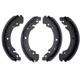 Purchase Top-Quality DYNAMIC FRICTION COMPANY - 1901-0666-10 - True-Arc Drum Brake Shoes pa1