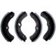 Purchase Top-Quality DYNAMIC FRICTION COMPANY - 1901-0696-10 - True-Arc Drum Brake Shoes pa1