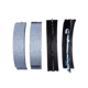 Purchase Top-Quality DYNAMIC FRICTION COMPANY - 1901-1092-10 - True-Arc Drum Brake Shoes pa2