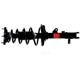 Purchase Top-Quality Rear Quick Strut Assembly by MONROE - 172304 pa3