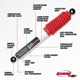 Purchase Top-Quality RANCHO - RS55328 - Rear Shock Absorber pa5