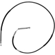 Purchase Top-Quality ACDELCO - 18P2613 - Rear Passenger Side Parking Brake Cable pa3