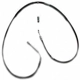 Purchase Top-Quality Rear Right Brake Cable by ACDELCO PROFESSIONAL - 18P2613 pa1