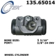 Purchase Top-Quality Rear Right Wheel Cylinder by CENTRIC PARTS - 135.65014 pa2