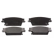 Purchase Top-Quality ACDELCO - 17D1020AM - Semi-Metallic Rear Disc Brake Pads pa1