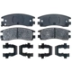 Purchase Top-Quality ACDELCO - 17D714MH - Semi-Metallic Rear Disc Brake Pads pa1