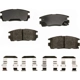 Purchase Top-Quality AGNA BRAKES - ALD1275M - Rear Semi Metallic Pads pa2