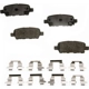 Purchase Top-Quality AGNA BRAKES - ALD1288M - Rear Semi Metallic Pads pa2