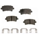 Purchase Top-Quality AGNA BRAKES - ALD1430M - Rear Semi Metallic Pads pa2