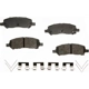 Purchase Top-Quality AGNA BRAKES - ALD1647M - Rear Semi Metallic Pads pa2