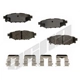 Purchase Top-Quality AGNA BRAKES - ALD1114M - Rear Semi Metallic Pads pa1