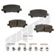 Purchase Top-Quality AGNA BRAKES - ALD1281M - Rear Semi Metallic Pads pa1