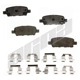 Purchase Top-Quality AGNA BRAKES - ALD1288M - Rear Semi Metallic Pads pa1