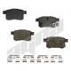 Purchase Top-Quality AGNA BRAKES - ALD1336M - 
 Rear Semi Metallic Pads pa1