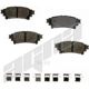 Purchase Top-Quality AGNA BRAKES - ALD1391M - Rear Semi Metallic Pads pa2
