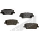 Purchase Top-Quality AGNA BRAKES - ALD1439M - Rear Semi Metallic Pads pa2