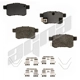 Purchase Top-Quality Rear Semi Metallic Pads by AGNA BRAKES - ALD1451M pa1