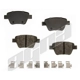 Purchase Top-Quality AGNA BRAKES - ALD1456M - Rear Semi Metallic Pads pa1