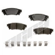 Purchase Top-Quality Rear Semi Metallic Pads by AGNA BRAKES - ALD1805M pa1