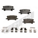 Purchase Top-Quality Rear Semi Metallic Pads by AGNA BRAKES - ALD996M pa1