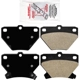 Purchase Top-Quality Rear Semi Metallic Pads by AMERIBRAKES - PRM823 pa2